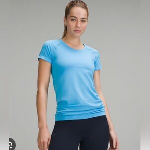 Lululemon Swiftly Tech Short-Sleeve Shirt  - Kayak Blue. Hip length. NWT